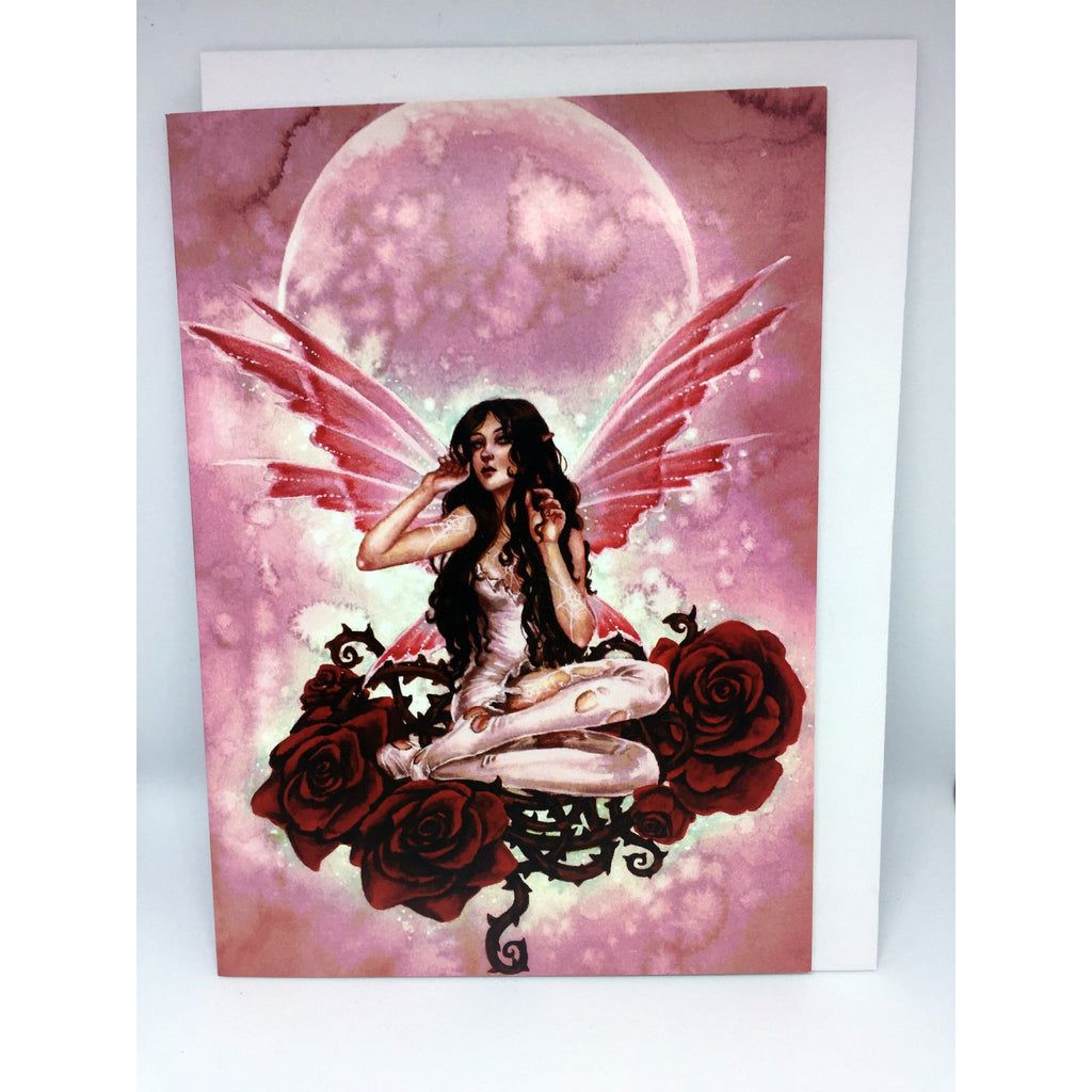 Rose and Thorns Card by Selina Fenech Fantasy Art Trading