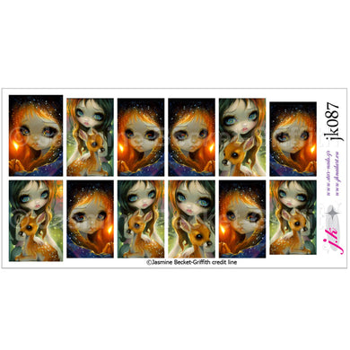 COMBINATION OF THE LITTLE MATCH GIRL & BROTHER AND SISTER BY JASMINE BECKET GRIFFITH Nail Decals