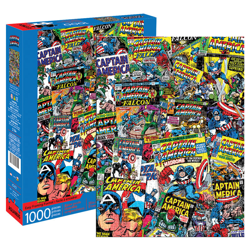 Marvel – Captain America Collage 1000pc Puzzle