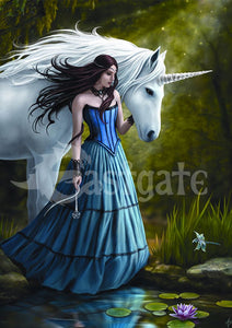 Contemplation Art Print by Anne Stokes