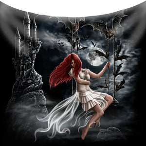 Draculas Bride - Fleece Blanket/Throw/Tapestry