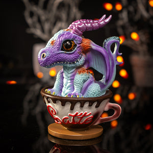 Latte With Eugene Dragon by Ruth Thompson