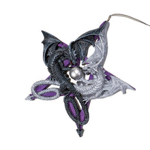 Pentagram Dragon Hanging Ornament by Anne Stokes