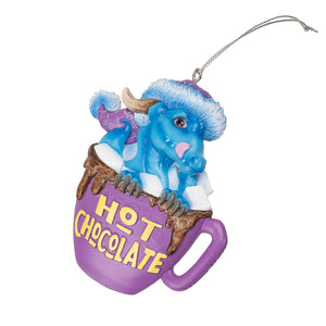 Hot Chocolate Dragon Hanging Ornament by Ruth Thompson