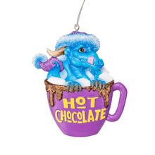 Hot Chocolate Dragon Hanging Ornament by Ruth Thompson