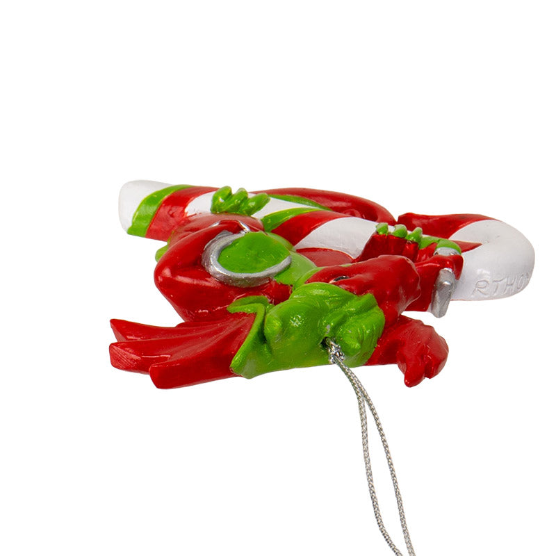 Candy Cane Dragon Hanging Ornament by Ruth Thompson