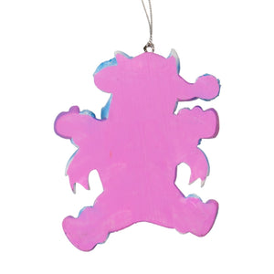 Snow Suit Dragon Hanging Ornament by Ruth Thompson