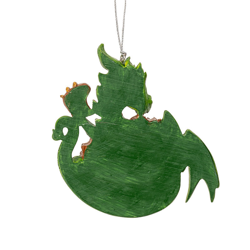 Gingerbread Dragon Hanging Ornament by Ruth Thompson