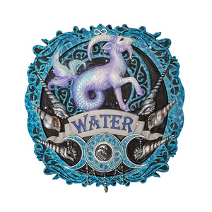 Elements Plaque Water by Anne Stokes