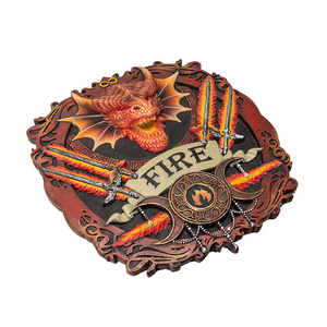 Elements Plaque Fire by Anne Stokes
