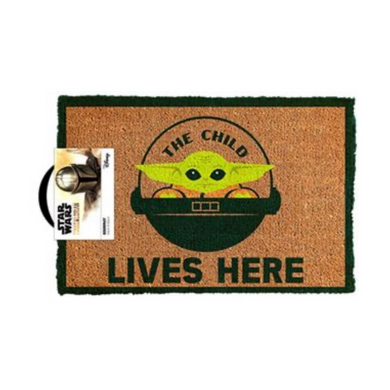 Star Wars The Mandalorian - The Child Lives Here Doormat