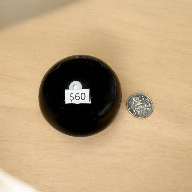 Black Obsidian Sphere