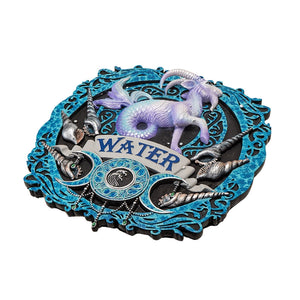 Elements Plaque Water by Anne Stokes