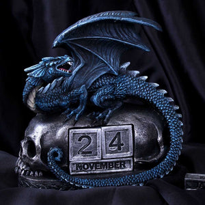 Blue Dragon and Skulls Year Keeper Gothic Calendar