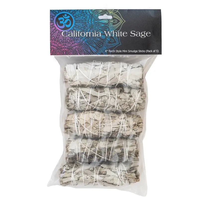 French Lavender & White Sage Smudge Stick 4" Set of 5