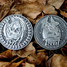 Trick Or Treat Collectable Coin by Anne Stokes