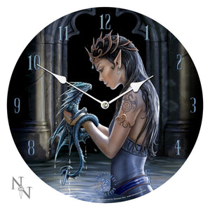 Water Dragon Clock by Anne Stokes