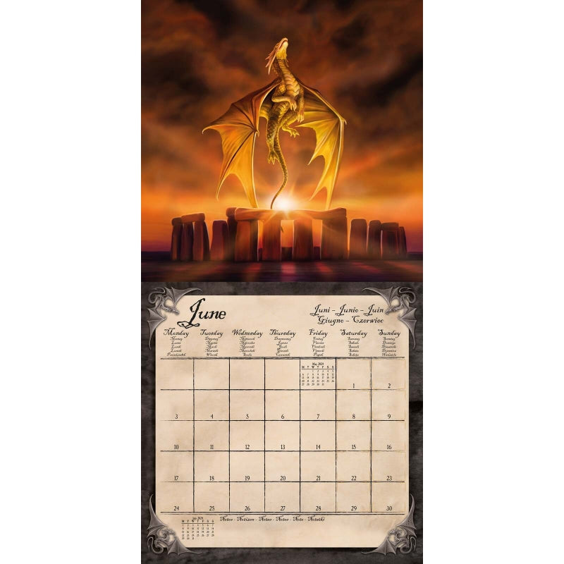 Anne Stokes 2024 General Calendar Fantasy Art Trading
