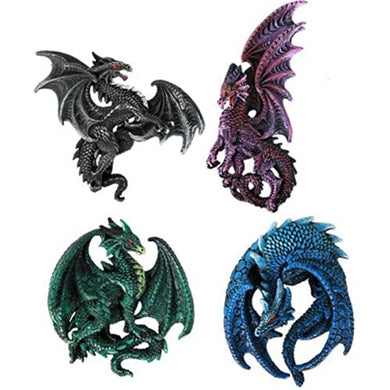 DRAGON MAGNETS (SET OF 4) BY RUTH THOMPSON