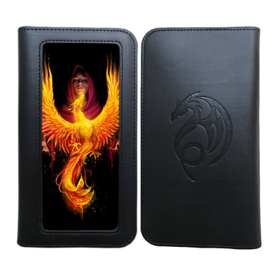 Phoenix Rising Phone Wallet by Anne Stokes