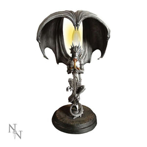 Dragon Warrior Lamp by Anne Stokes