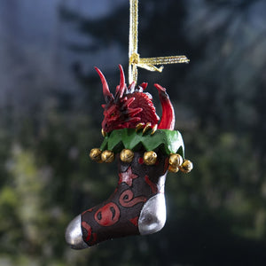 Dragon Stocking Ornament by Ruth Thompson