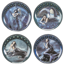 Sirens Dessert Plates by Anne Stokes