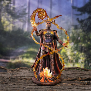 Fire Elemental Wizard Figurine by Anne Stokes
