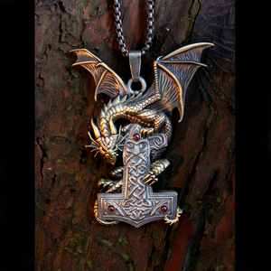 Mjölnir Pendant Artefact by Anne Stokes