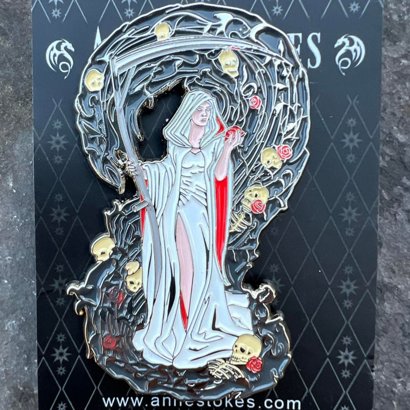 Life Blood Enamel Pin by Anne Stokes