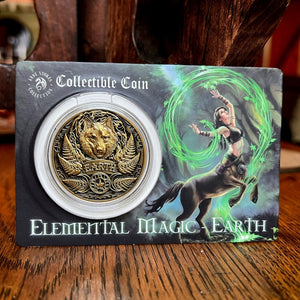 Elemental Collectible Coins by Anne Stokes