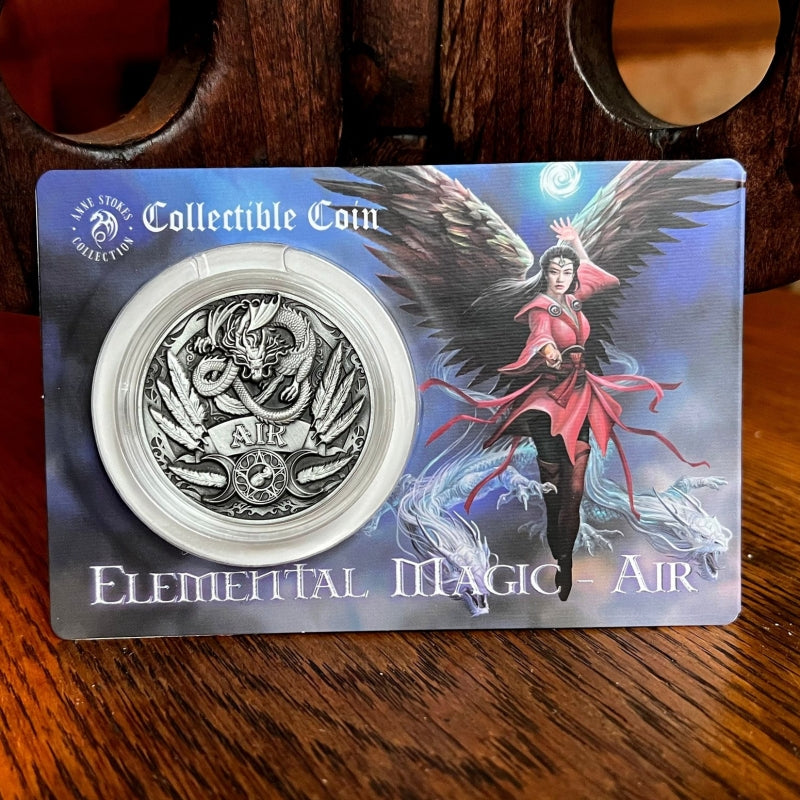 Elemental Collectible Coins by Anne Stokes