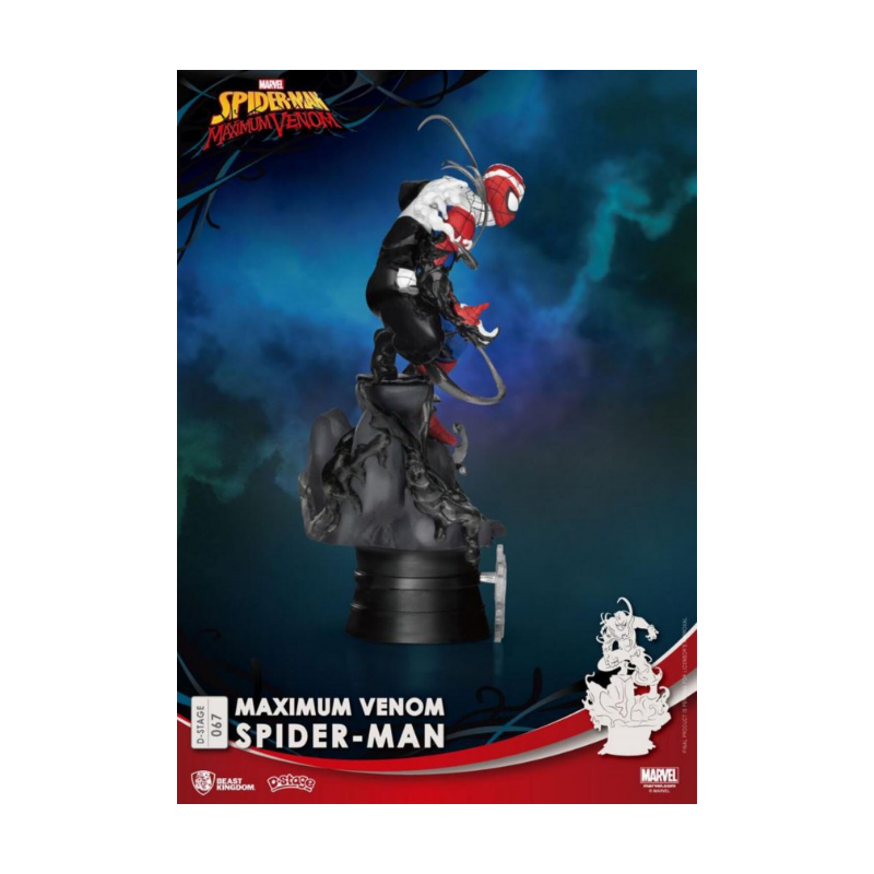 Marvel Diorama Stage - Maximum Venom Spider Man