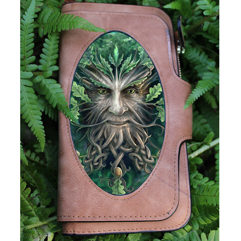 Oak King Purse by Anne Stokes