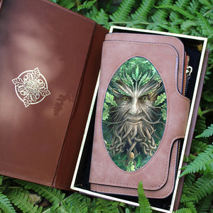 Oak King Purse by Anne Stokes