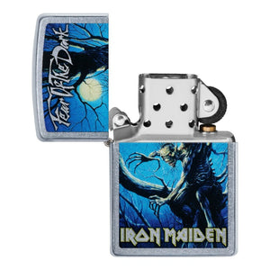 Zippo Lighter - Iron Maiden Fear of the dark - Street Chrome