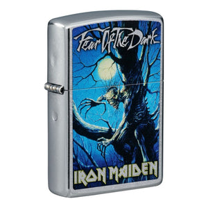 Zippo Lighter - Iron Maiden Fear of the dark - Street Chrome