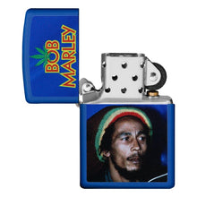 Zippo Lighter - Bob Marley - Royal Blue Matte