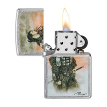 Zippo Lighter -  Warrior by Luis Royo