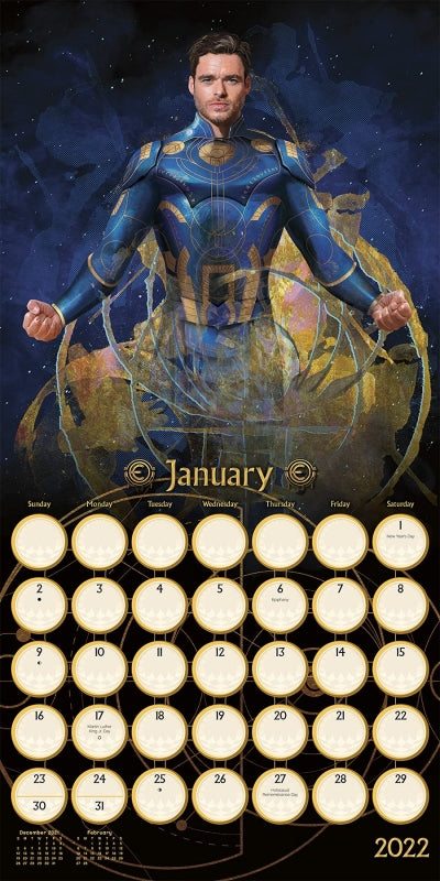 The Eternals - 2022 Square Wall Calendar