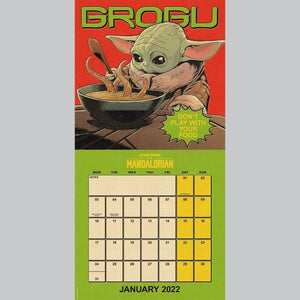 Star Wars: Baby Yoda - 2022 Square Wall Calendar