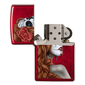 Zippo Lighter - Day of the Dead Girl