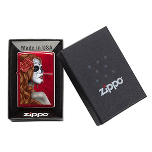 Zippo Lighter - Day of the Dead Girl