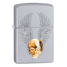 Zippo Lighter - Gold Skull Design