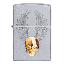 Zippo Lighter - Gold Skull Design