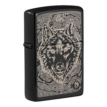 Zippo Lighter - Wolf Tribal by Anne Stokes