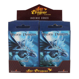 Water Dragon Incense Cones by Anne Stokes