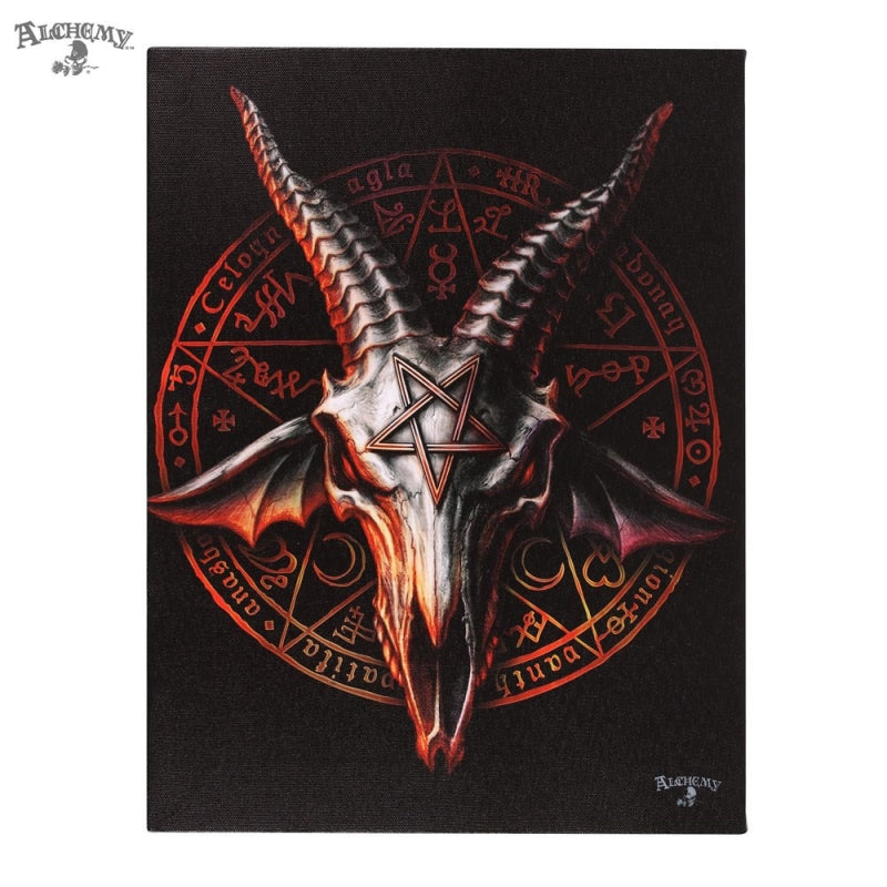 Baphomet Zisurru Small Canvas Alchemy