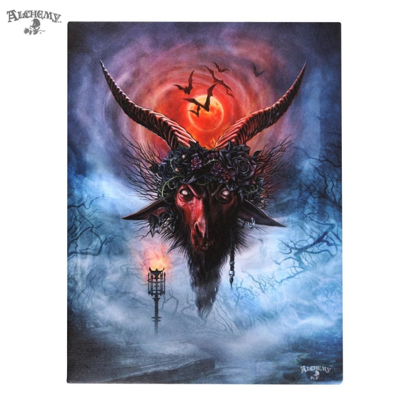 Invocatio Baphomet Small Canvas Alchemy