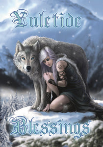 Winter Protector Card by Anne Stokes